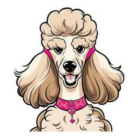 Charming Cartoon Dog Design for Artistic Use vector