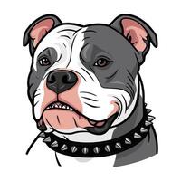 Charming Pup Head Design in Clean Lines vector