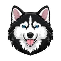 Bold and Fun Dog Face for Graphic Projects vector