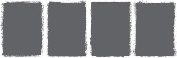 Set of Various type of grunge large banner texture Background vector