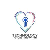 Tech Protection, Tech Crae logo design. Creative and Modern Technology logo design template vector