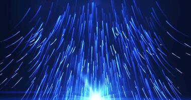 Blue light dust particles rise up. elegant abstract background with light particles. Abstract background particles. video