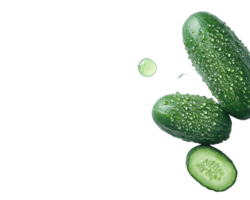 Water Droplets on Cucumbers png
