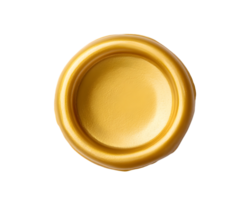 Gold Circular Object with Concentric Design png