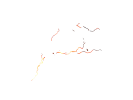 Vibrant thunderbolt illustration depicting dynamic energy and power showcasing striking contrast and abstract design elements. png