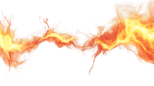 dinámica resumen imagen representando ardiente ola patrones en vibrante naranja y amarillo transporte energía y movimiento en un maravilloso visual monitor png