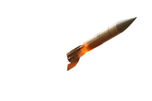 Rocket launching into the sky with bright flames and smoke showcasing the power of space exploration and technology advancing humanity's journey into outer space png
