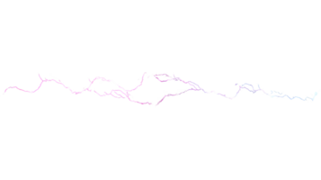 Vibrant lightning arcs expressing dynamic energy across a dark background in a captivating abstract design showcasing colorful movement and chaotic beauty png