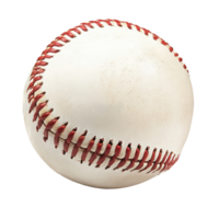 A classic baseball on a clean transparent background showcasing its stitching and details in a simple and clear manner, Baseball isolated on transparent background png