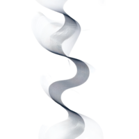 Abstract flowing curves create dynamic patterns on a clean transparent background with intricate line work and soft shadows, Abstract flowing curve lines transparent background png