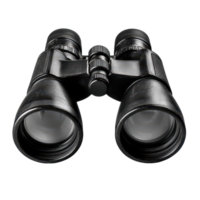 Black binoculars designed for outdoor viewing, perfect for bird watching, hiking, and exploring nature, Black Binoculars isolated on transparent background png