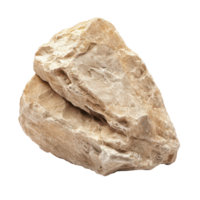 Natural beige rocks isolated on a bright transparent background highlighting their unique textures and shapes, beige rocks isolated on transparent background png