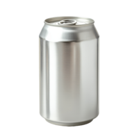 Aluminum beverage can isolated on a clean transparent background for product display and packaging analysis, Aluminum Beverage Can isolated on transparent background png