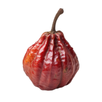 Balsam apple on a transparent background highlights its unique texture and vibrant color for culinary and botanical use, Balsam apple isolated on transparent background png
