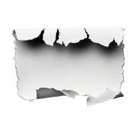 Abstract torn paper on a transparent background creating a unique artistic texture and visual interest, Abstract Torn paper on background, transparent background. png