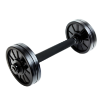 Abdominal roller exercise wheel for core strengthening workouts at home, Abdominal roller exercise wheel isolated on transparent background png