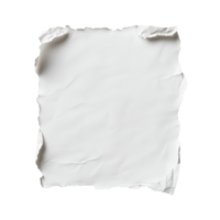 Torn transparent note paper resting on a clean transparent background, suitable for written messages or creative projects, transparent note paper on transparent backgroundfile png
