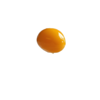 Egg yolk and transparent splash down in a fresh kitchen setting captured with soft lighting, Egg yolk and transparent falling down png