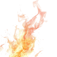 Realistic fire flame effect with vibrant colors against a clean transparent background for creative design use, Realistic fire flame effect transparent background. Fire flame transparent background png