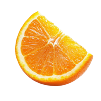 Fresh tangerine slice isolated on a clean transparent background showcasing its vibrant orange color and juicy texture, tangerines orange slice isolated on transparent background png