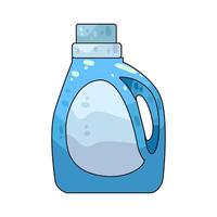 Illustration of detergent bottles vector