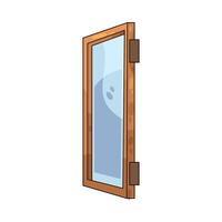 Open window illustration vector