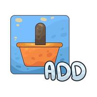 Illustration of Add to Cart Button vector