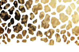 Abstract pattern featuring irregular shapes in gold and black, creating a striking visual contrast and texture. png