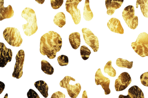 A striking pattern of golden shapes on a transparent background, evoking a sense of luxury and elegance. png