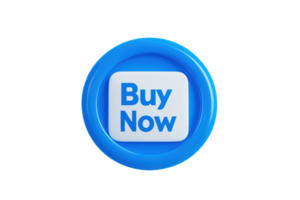 A bright blue button featuring the text Buy Now in a clear, bold font. png