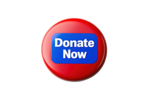 A bright red button with the text Donate Now prominently displayed in blue, encouraging immediate support. png