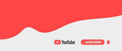 youtube subscribe button on a white background vector