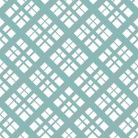 graphic pattern in a blue mint checkered pattern on a white background vector