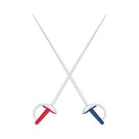 Illustration of fencing sword vector