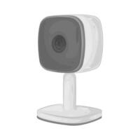 Illustration of store security camera vector