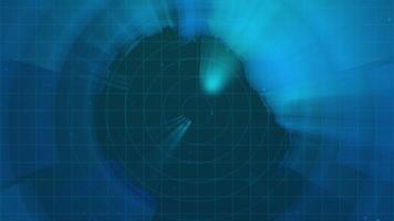 Globe with Rays and Grid World News Background video