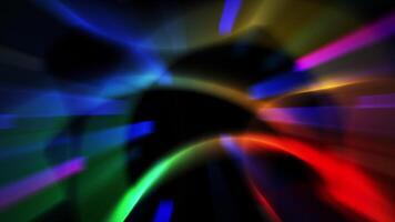 Colourful Abstract with Light Rays Background video
