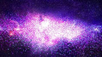 Milky Way Galaxy with Star Particles Rotating video