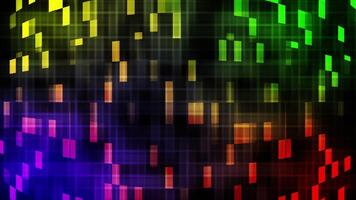 Gradient Color Digital Blinks Background video
