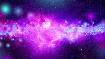 Milky Way Galaxy with Star Particles video