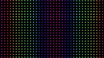 Multi Color Led Sign Board Lights Background video
