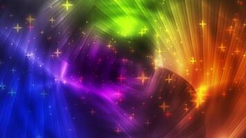 Multi Colour with Star Sparkles Background video