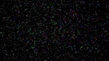Space quantum particles abstract background video