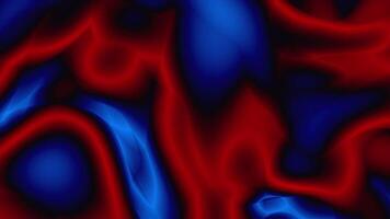Abstract Waves Red and Blue Color video