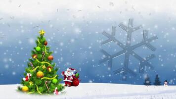 Merry Christmas and Happy New Year Background video