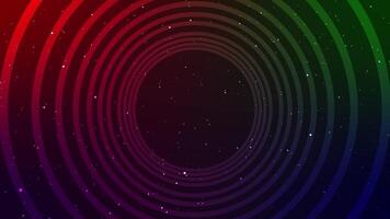 Gradient Circular Tunnel with Particles video