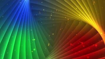 Triangles Array with Particles background video