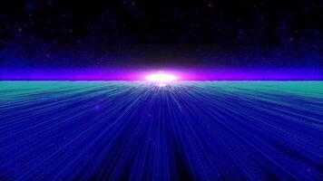 Retro Type Galaxy Particles video