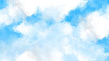 Clouds In Blue Sky Loop Background video
