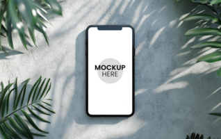 Customizable phone mockup , ultra-clear display, high-resolution template for showcasing designs psd